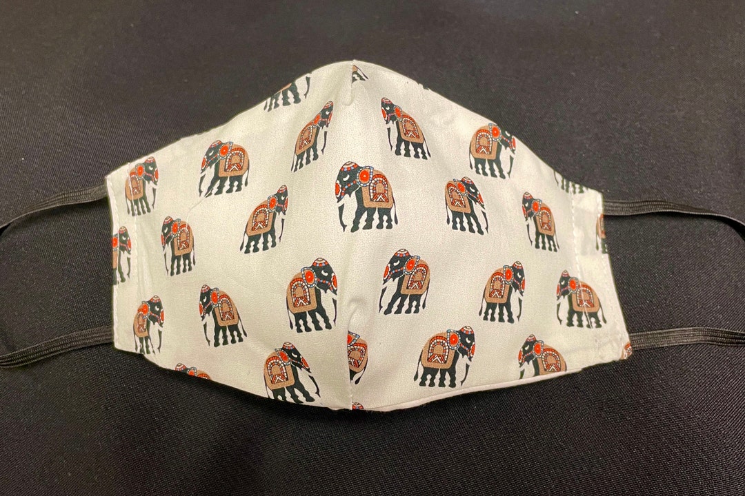 Elephant Face Maskindian Elephant Maskfilter Pocket Mask3 Layernose