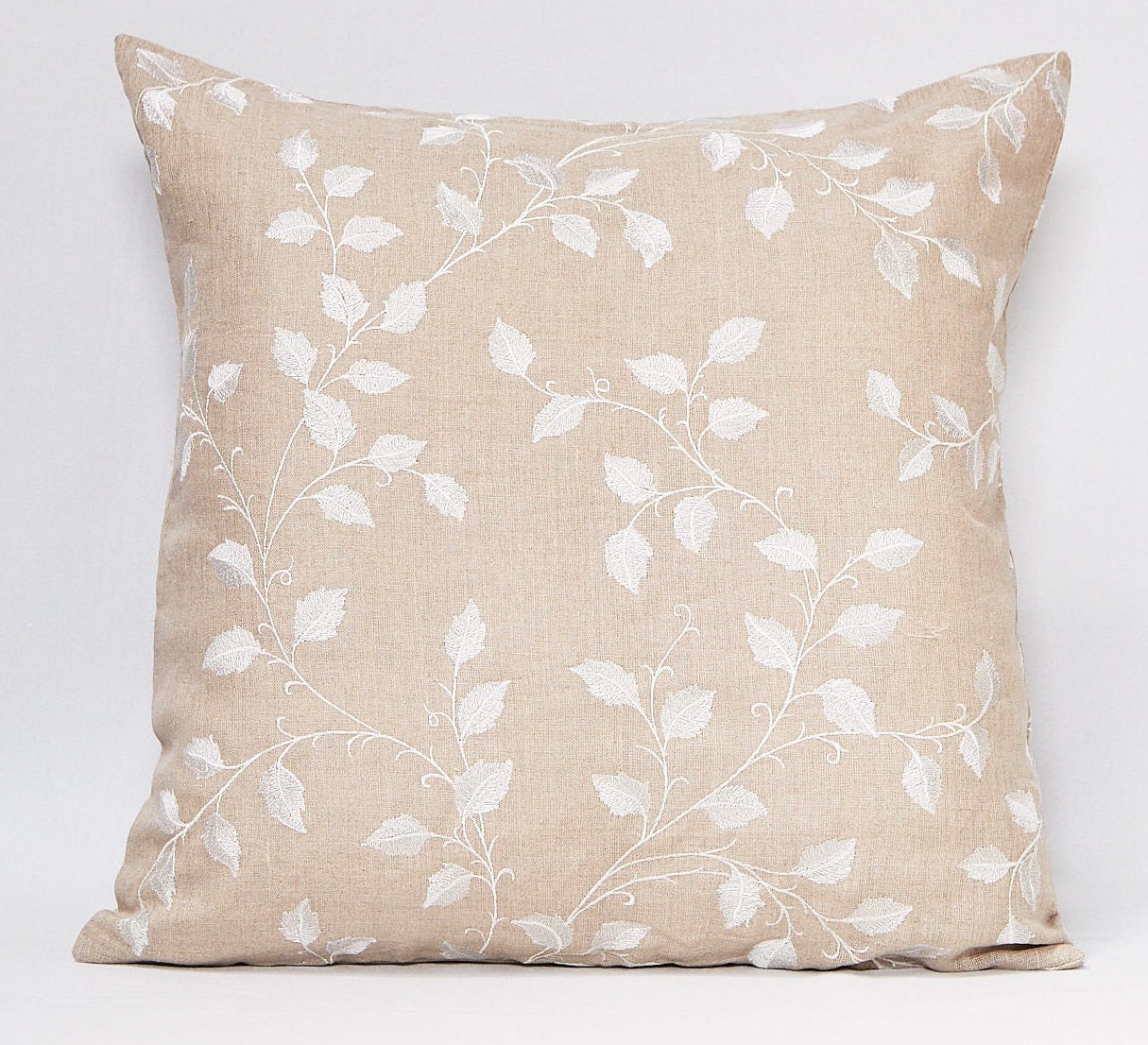Embroidered Linen Pillow Cover Embroidered Pillowlinen Etsy Singapore