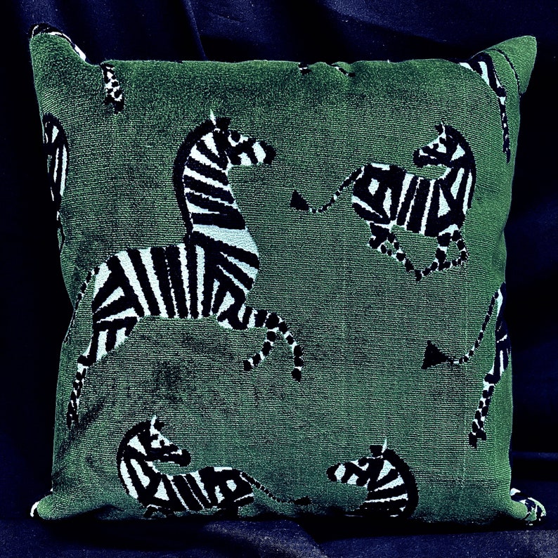 Zebra Pillow Covercut Velvet Pillow Coverzebra Velvet Etsy