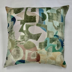modern velvet pillow cover-teal pillow-coral velvet pillow-velvet geometric  pillow-teal velvet pillow-cut velvet pillow-green and pink pill