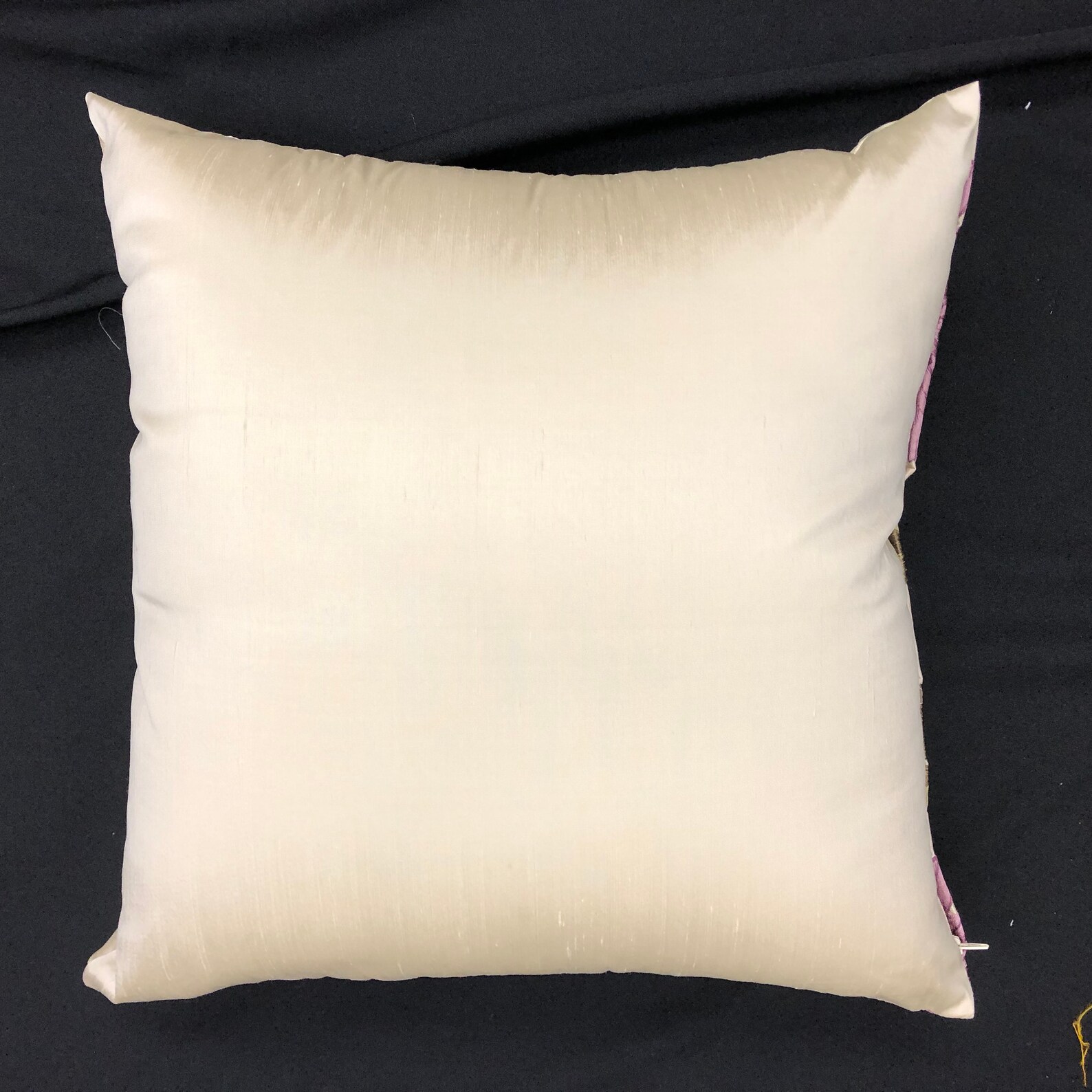 Embroidered Silk Pillow Cover20 Square Pillowsilk Etsy