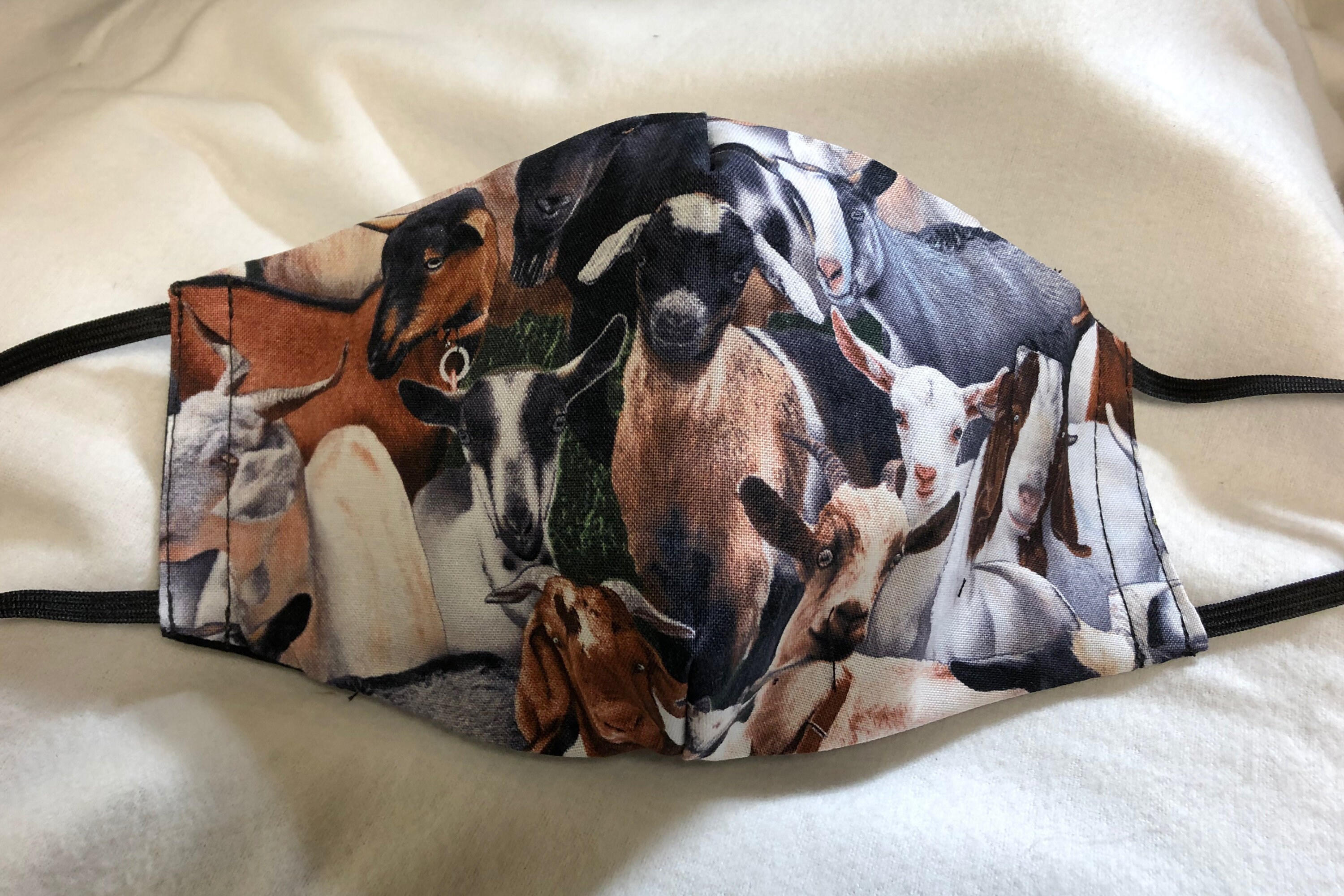 Goat face maskanimal maskgoat face coveringfarm animal Etsy