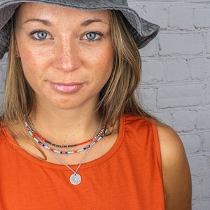 Layered Halskette Set- Perlen Einfache Silber Halskette- Zarte Jeden Tag Layered Halskette-Geschenk Für Sie