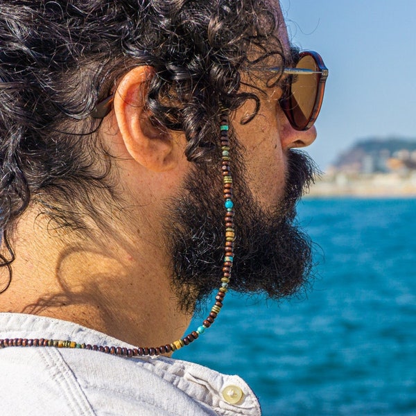 Beaded Glasses Chain Etsy