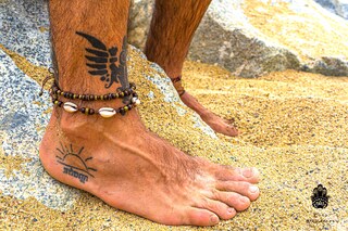 Cavigliera Boho Con Nappe E Cristalli Dorati - Gioiello Estivo Con Strass E Frange