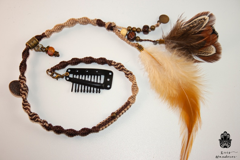 Feather Hair Clip for Men Pirate Dread Accessories Mens - Etsy