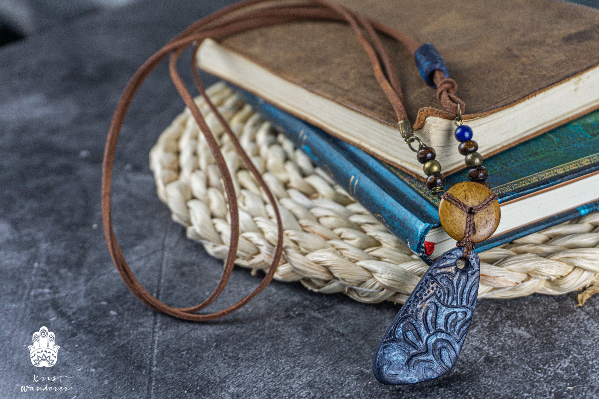 Collana In Pelle HANA LIMA Per Uomo E Donna, Qualit&agrave; Nuova Zelanda. Nuova In Confezione.