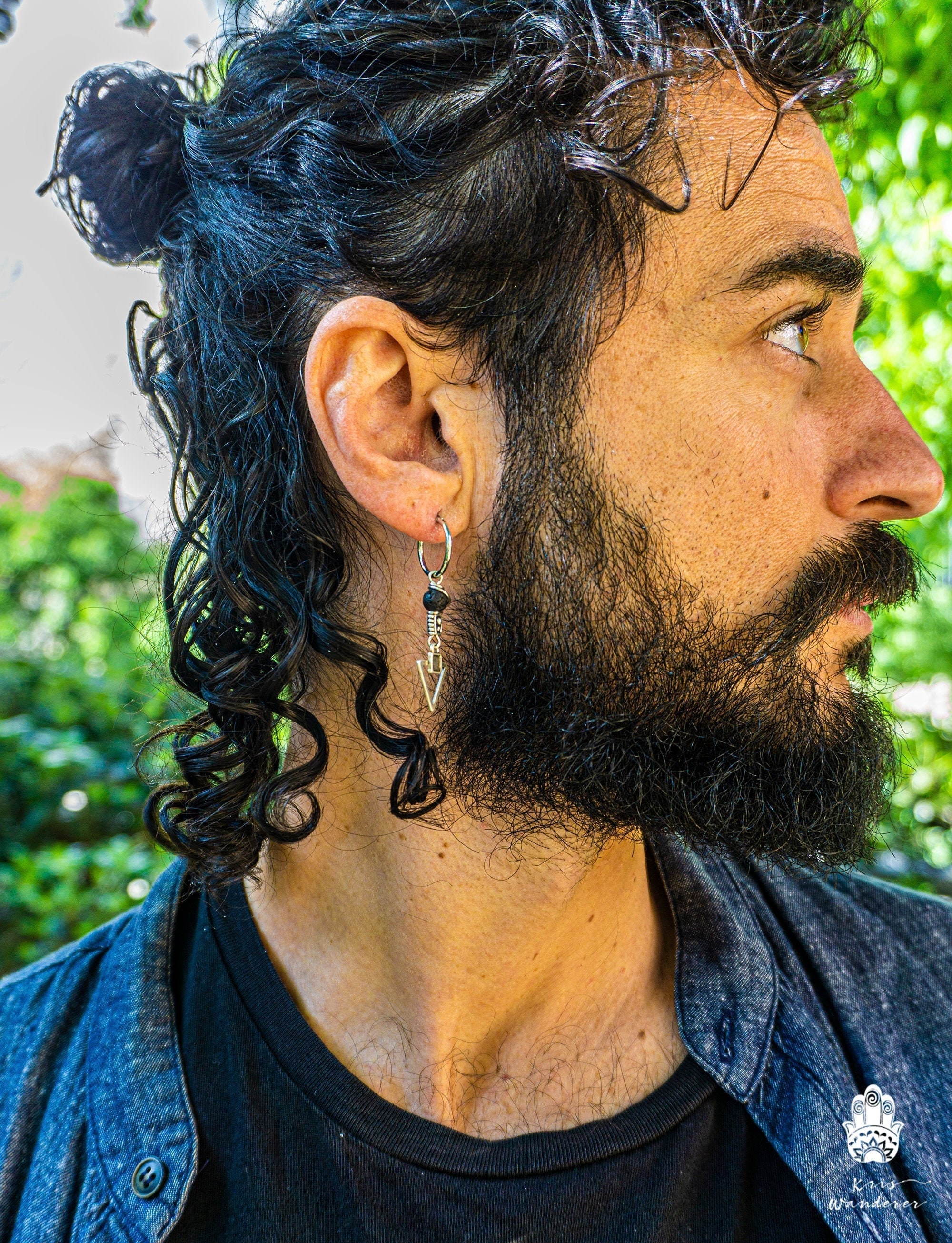 Mens Dangle Earring Etsy Singapore