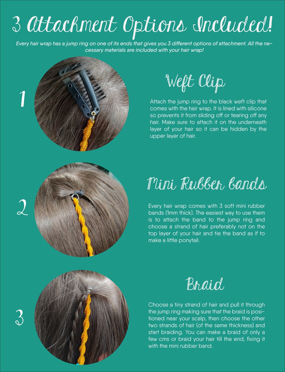 Clip in Hair Wrap With Real Feathers Blue Cotton Hair Wrap Etsy