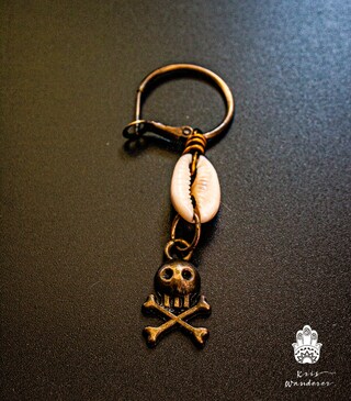Orecchini Pendenti A Teschio Pirata Halloween – Design Gotico Rosso E Nero Con Spade Incrociate, Accessori Per Costumi, Regalo Unico