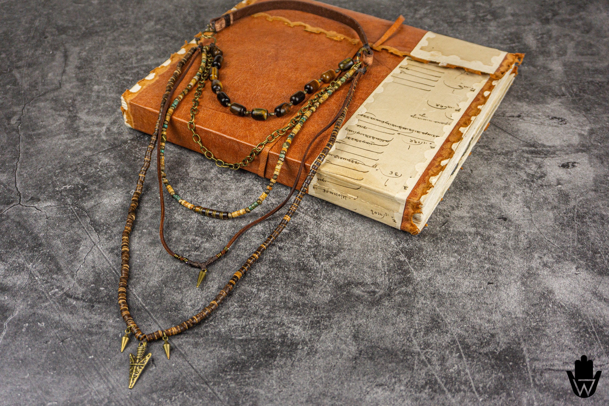 Witte Houten Kralenketting | Op voorraad | Collin Rowe
