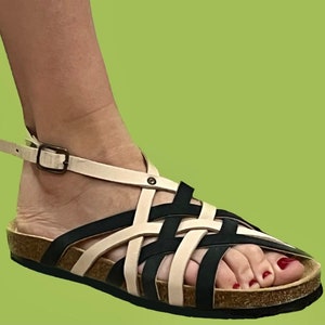 BRAIDS anatomical sandal, strappy sandals, handmade sandals, comfortable sandals, leather sandals, summer sandals