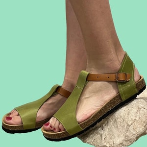 AMY anatomical sandal, artisan sandals, handmade leather sandals, comfortable sandals, women&#39;s sandals, summer sandals