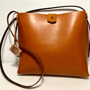 Sac AMY, sac en cuir, sac fait main, sac unisexe, sac bandoulière