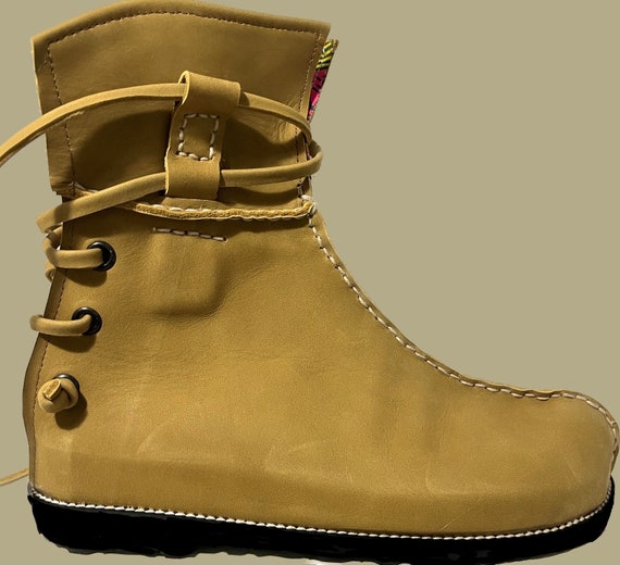 Botas cosidas a mano sales