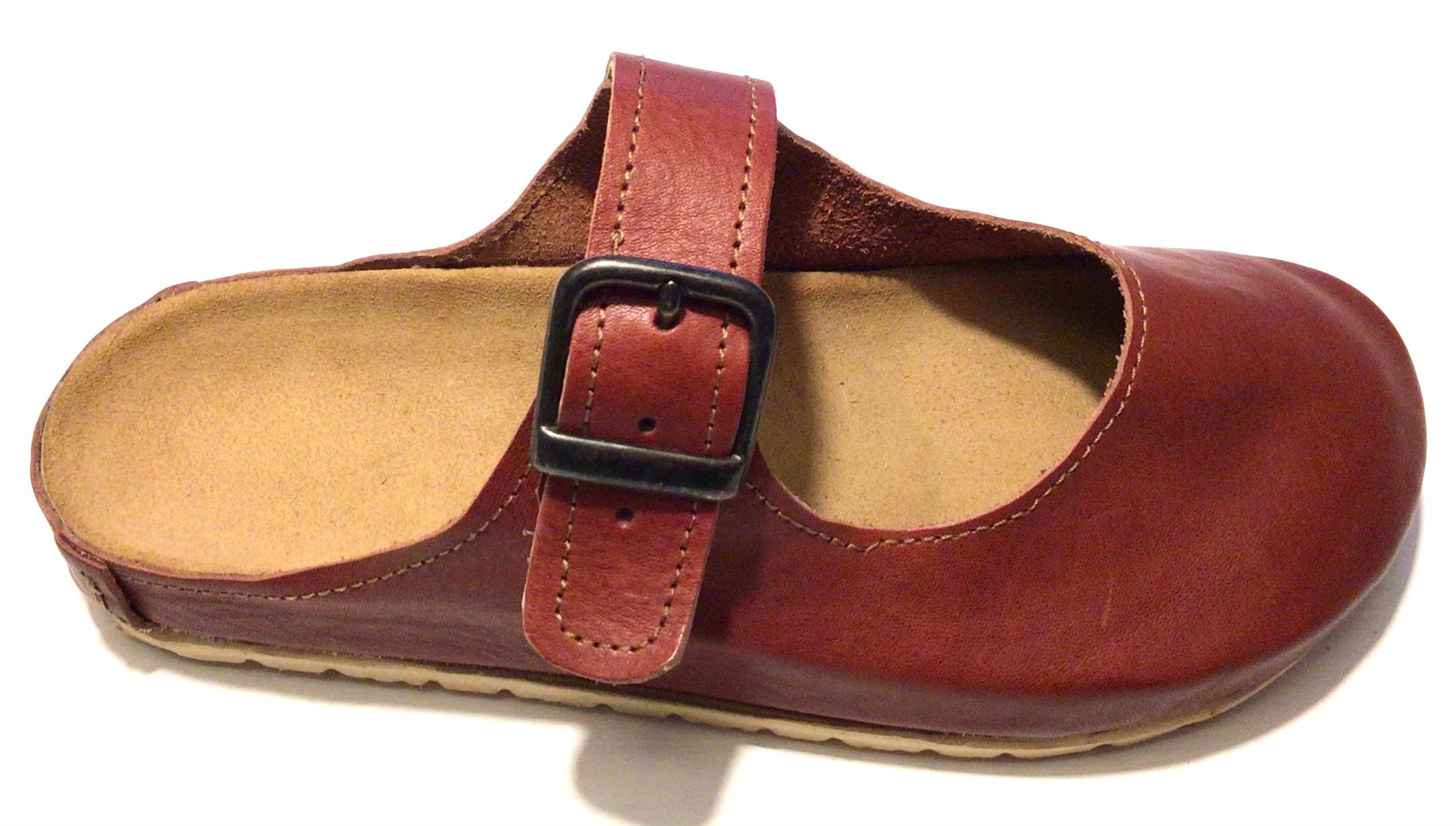 Leather Orthopedic Sandals Anatomical Insole for Women