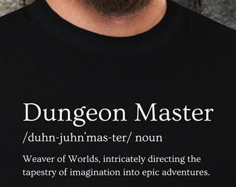 Dungeon Master T-shirt, RPG t-shirt, DM Gift, D&D Lovers, Gamer Gift, DnD T-Shirt, Dungeon Master Shirts, Dungeons and Dragons