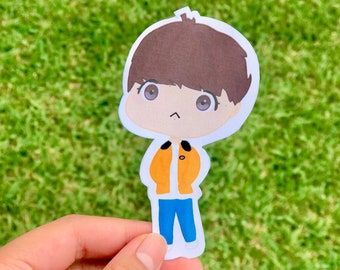 BTS Jung Kook Chibi sticker, BTS Jungkook Euphoria sticker, BTS Jungkook Fan art Sticker, Planner Sticker, Kpop Sticker, Korean Sticker, Bts