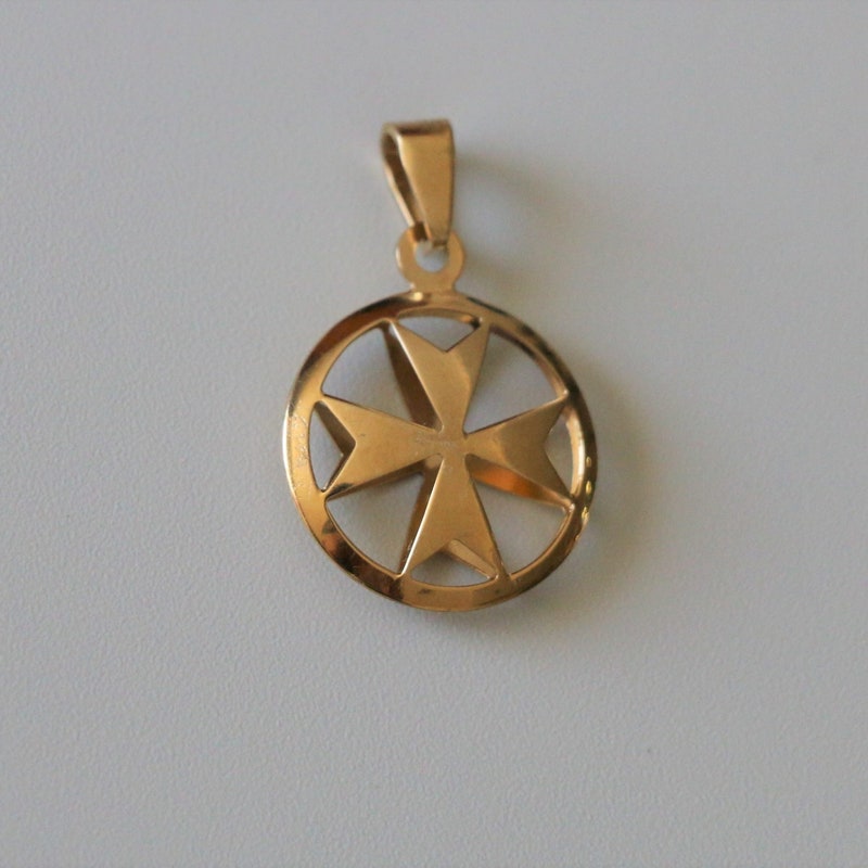 18kt Gold Vintage Cross - Etsy