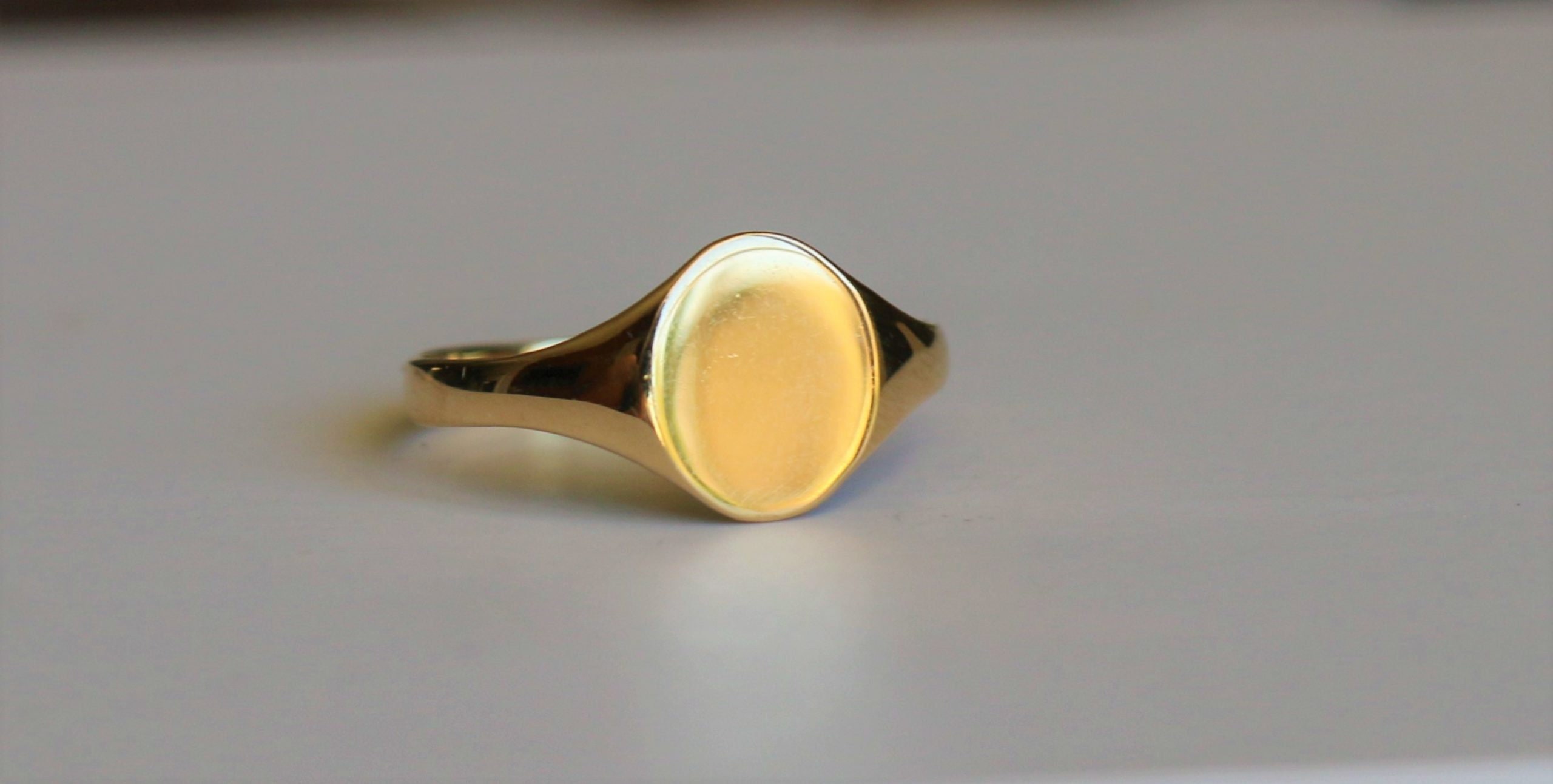 9ct 9k 375 18kt 750 Original Yellow Gold Signet Ring All sizes available Etsy