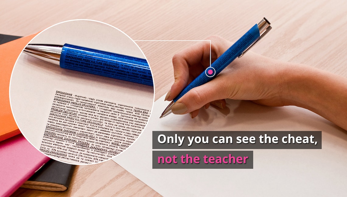 Cheat Pen Cheating Pen for exams tests notes invisible Etsy