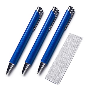 3 x Forbidden Pen® SET, penna per trucchi, penna per trucchi per esami, test, appunti, trucchi invisibili, studente, scuola,