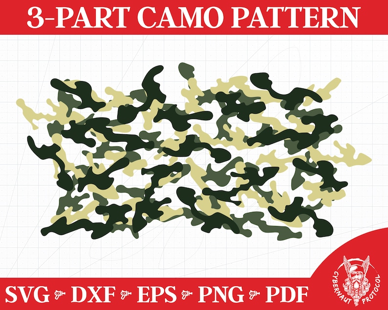 Download Free Svg Camouflage Template Pattern? File For Cricut