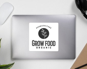 Permaculture Grow Organic Food Sticker