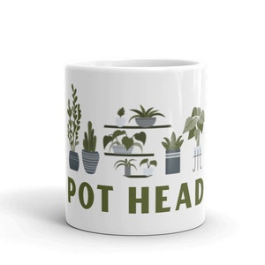 Pot Head Mug/ Plant lover gift/ Garden gifts
