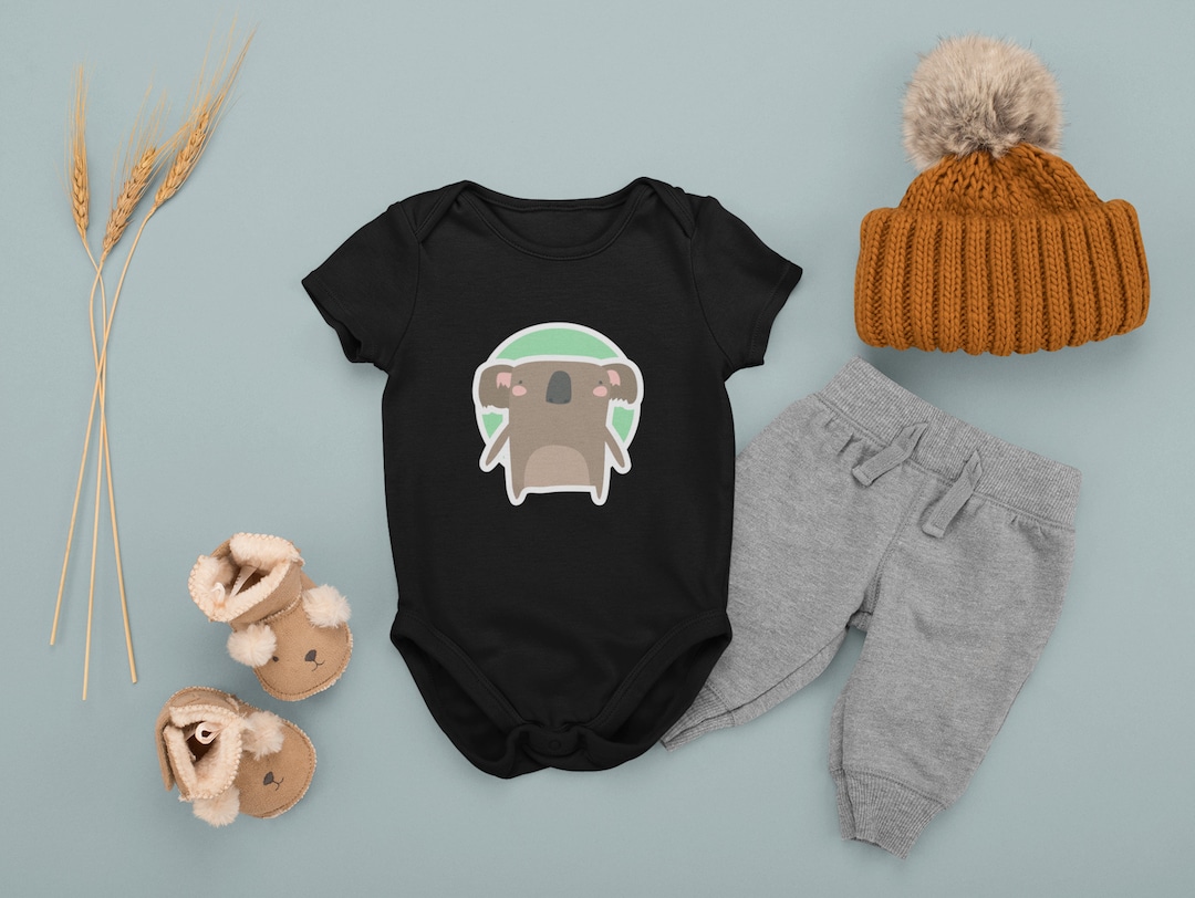 Baby Koala Onesie/ Koala Onesie/ Cute Baby Onesie/ Baby Onesie Etsy