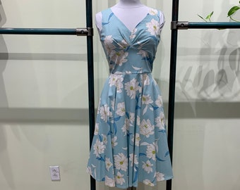 cute white floral dress