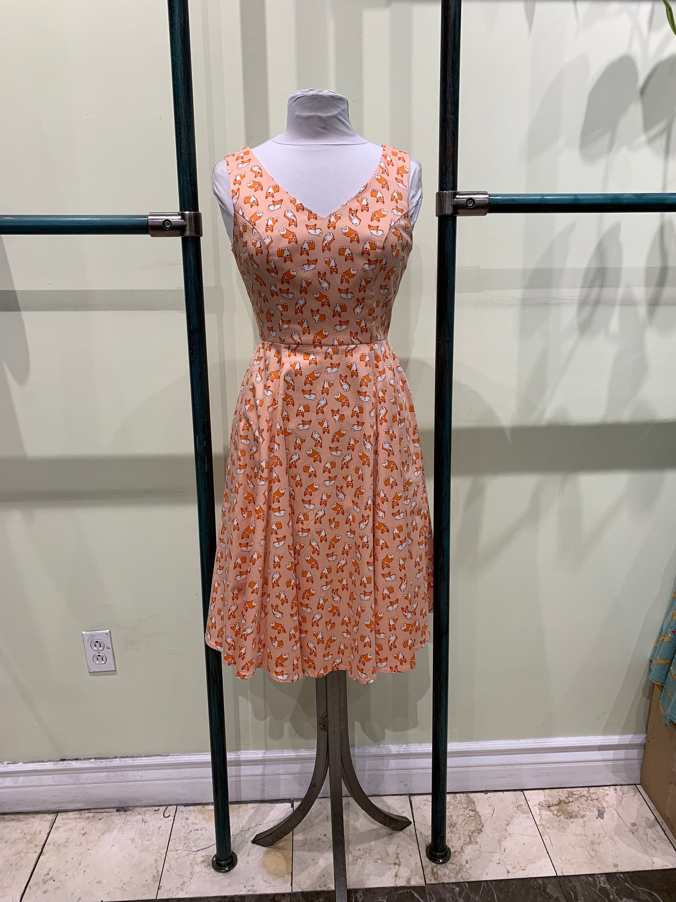 Dog print dress womens online