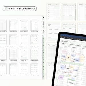 12 in 1 Student Digital Notebook for Goodnotes Notability iPad ...