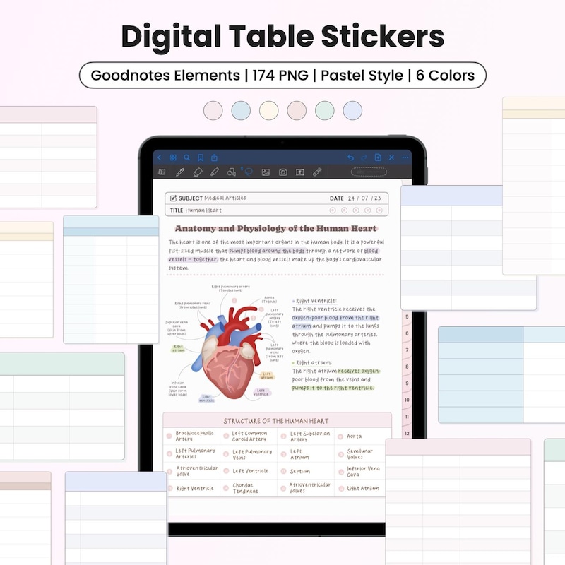 Table With Sticker Notes Sticky Tables - Etsy