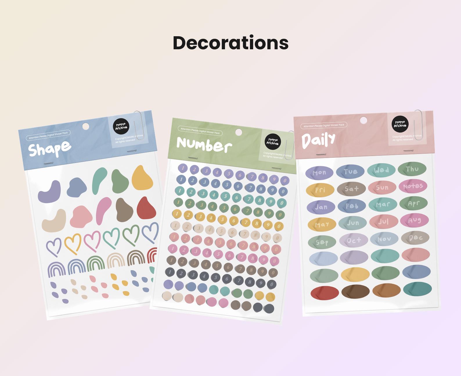 Realistic Digital Washi Tape Sticker Pack | Goodnotes Planner ...