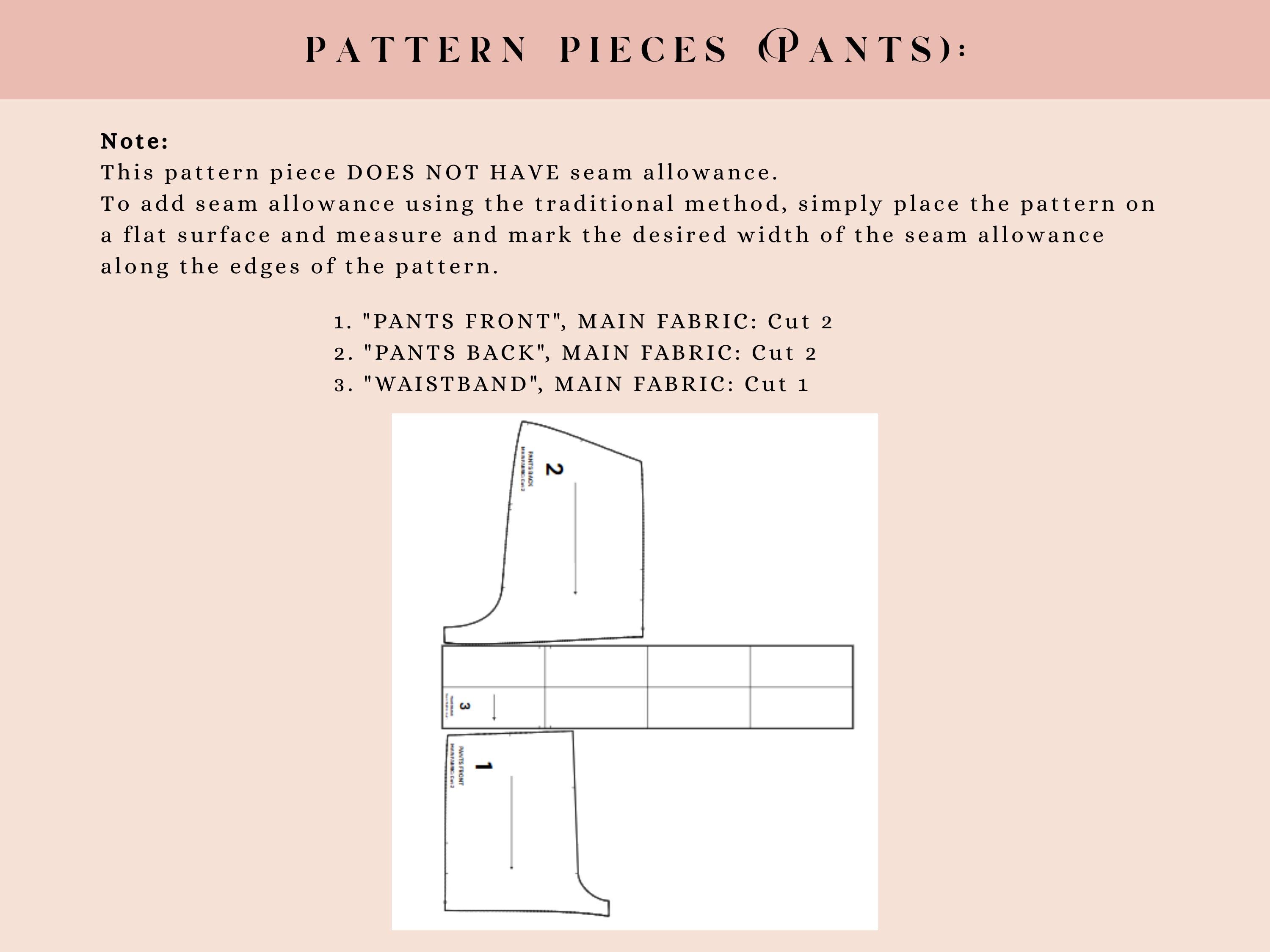 Women's Pajama Set Sewing Pattern | Sleepwear Sizes 0-16 (PDF Pattern ...