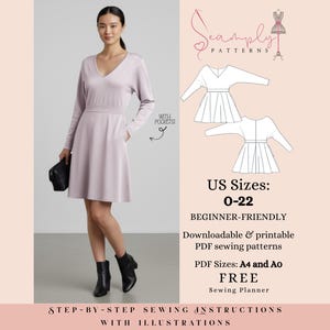 pleated dress sleeves Purple Long Sleeve Pleated Charmeuse Handkerchief Dress