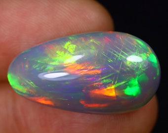 12.96cts Natural Ethiopian Welo Cabochon Opal October Birthstone  / MMD4224