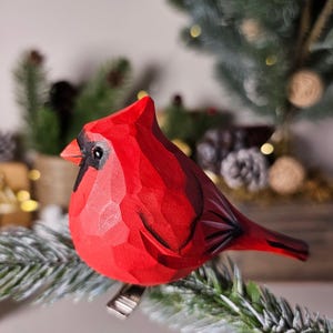 Uccellini in Legno Fatti a Mano con Clip – Ornamenti Artigianali Unici per Decorazioni Casa, Regalo Originale, Stile Naturale