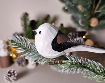 Handcrafted Clip-On Bird Christmas Ornaments: Festive Holiday Decor