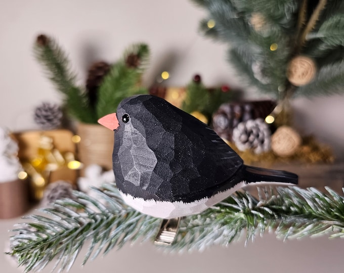Exquisite Handcrafted Bird Ornaments for Christmas Tree - Clip-On, Colorful, and Unique Holiday Decor
