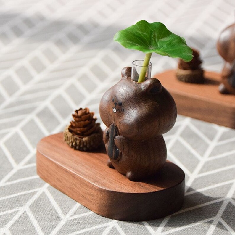 Hamster Wooden Diffuser Essential Oil Diffuser Handcarved Etsy
