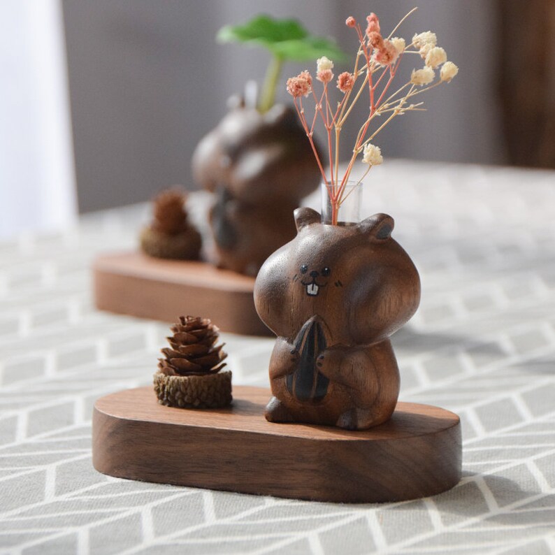 Hamster Wooden Diffuser Essential Oil Diffuser Handcarved Etsy