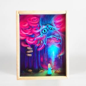 Alice in Wonderland Wall Light: Magical Kids Nursery Nightlight