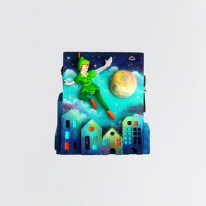 Fairy Tale Wooden Pencil Holder: Handmade Desk Organizer