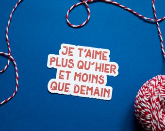 Plus Qu Hier Moins Etsy France