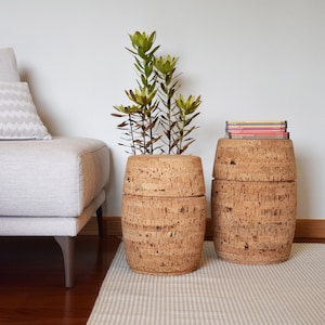 Cork Stools, Home & Living, Bedroom, Living room, Eco-friendly, Home Decor zdjęcie 1