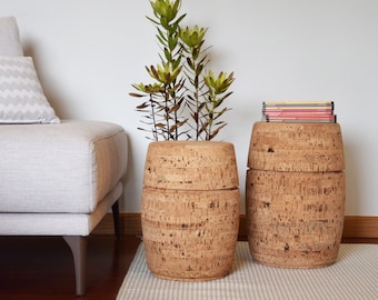 Tabourets en liège, Maison et vie, Chambre à coucher, Salon, Écologique, Décoration d'intérieur