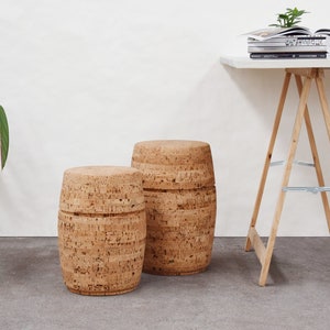 Cork Stools, Home & Living, Bedroom, Living room, Eco-friendly, Home Decor zdjęcie 2