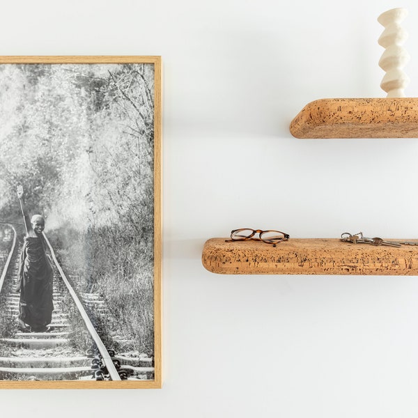 Shelf With Corkboard Etsy